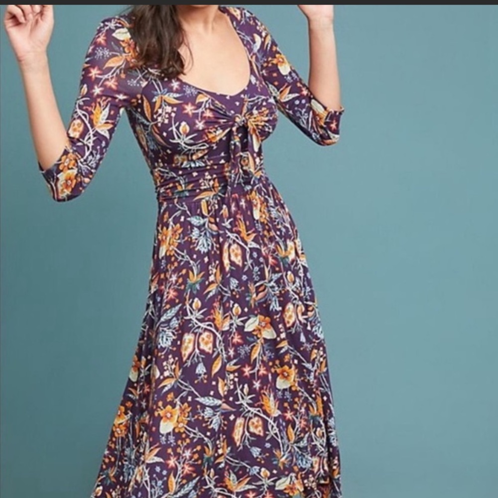 Maeve Anthro Beloved Dress. Large.
